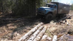 Зил(4*4)!!! На бездорожье! Едем спасать Урал.#труднодоступныйурал#бездорожье#зил#урал #пермскийкрай