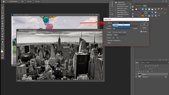 Creative effects with Apply Image in Photoshop смотреть онлайн