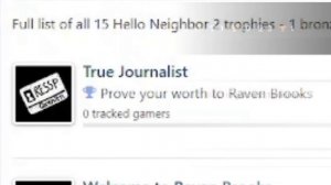 ВСЕ ДОСТИЖЕНИЯ В HELLO NEIGHBOR 2 RELEASE - Hello Neighbor 2