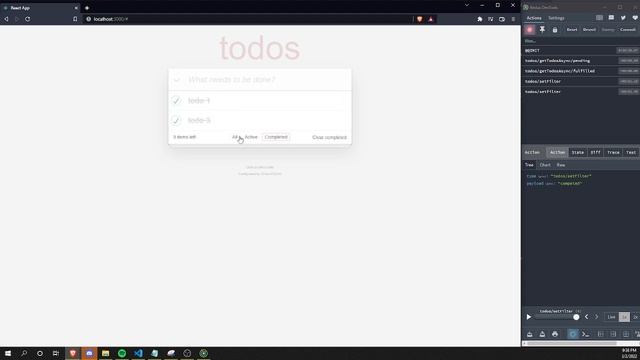 Todo App with react, redux and thunk (i used node js for API) смотреть онлайн