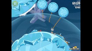 Angry Birds Space S-6 Cold Cuts Bonus Level Walkthrough