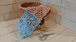 Квадратный мотив крючком. Гипюр.  Пошаговый мастер класс.