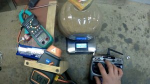 замер тяги оборотов тока мотора FlyCat 5010 360KV