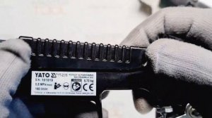 Пескоструйный пистолет с бачком YATO, 1 л., Al, 0,8 MPa (max), 160 л/мин, YT-2376