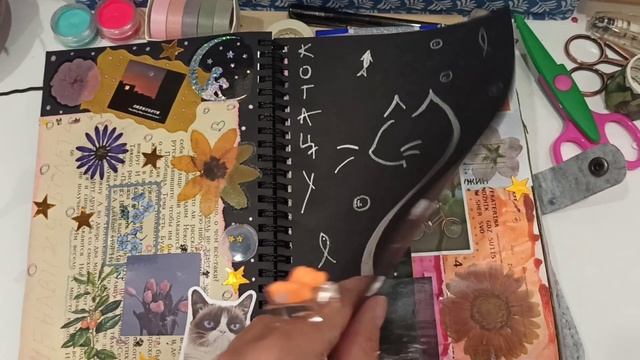 Скрапбукинг, ASMR - что это такое? Обзор на канцелярию и мои блокноты. смотреть онлайн