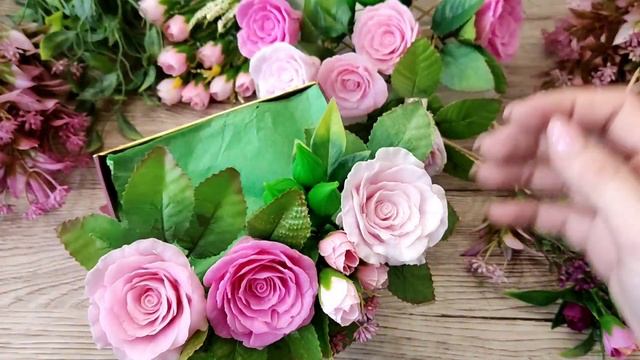 Сборка розария. Самые нежные розы с бутонами. Мыловарение. Soap . Розы Mishy от мыловарнн. смотреть онлайн