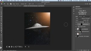 UFO Space Composition | Photoshop 2021 Tutorial