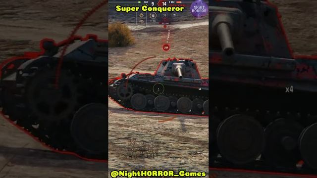 Super Conqueror ? World of tanks Short #00011_2023 #видеоигры #игры #games #worldoftanks #миртанков