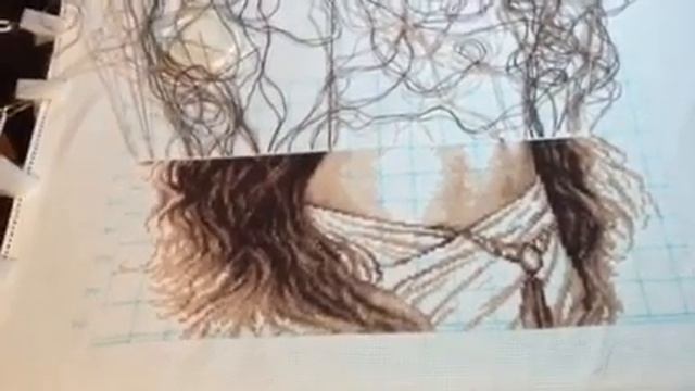 Вышивка крестом. ТАНЦОВЩИЦА. Отчет 2. смотреть онлайн