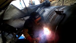 сварка магистрального газопровода 1200