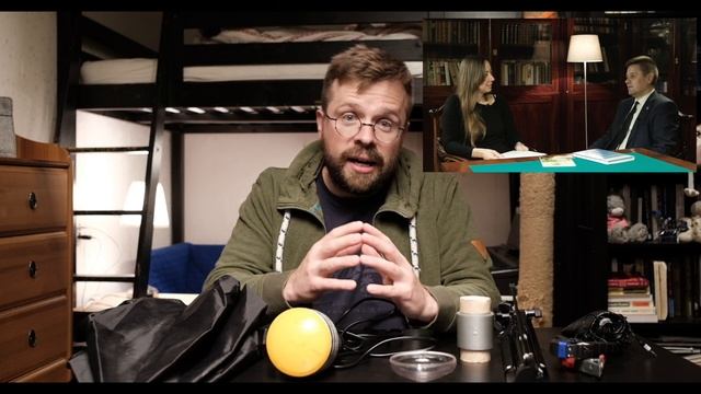 Как поставить свет при съёмке интервью. Мой опыт.