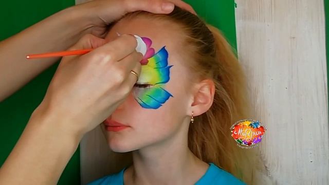 Урока Аквагрима "Единорог"/ уроки для начинающих