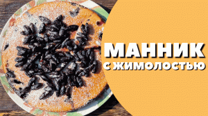 МАННИК ПИРОГ С ЖИМОЛОСТЬЮ! Очень вкусный, простой рецепт манника в духовке.