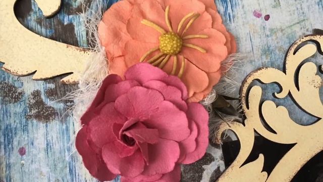 MIX MEDIA SCRAPBOOKING LAYOUT "AMIGAS" смотреть онлайн