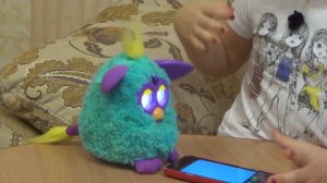 ВИДЕО о ИГРУШКИ ФЕРБИ интерактивная игрушка она поет танцует и ее можно кормить через приложение#15