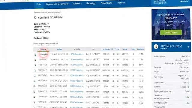 Форекс брокер RoboForex обзор личного кабинета навигация