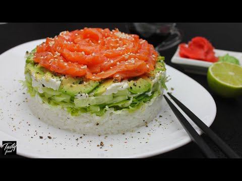 Вкусный и Красивый САЛАТ СУШИ к НОВОГОДНЕМУ СТОЛУ