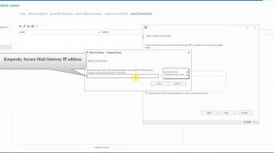 How to Configure Exchange Server Send Connector For Kaspersky Secure Mail Gateway