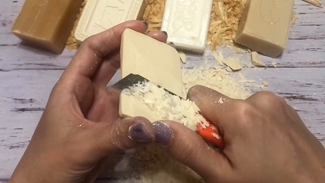 ASMR Soap/ cutting dry laundry soap/ резка сухого хозяйственного мыла