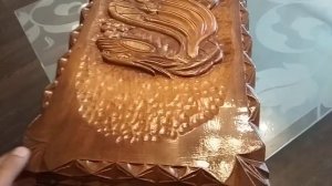 Нарды резные. Резьба по дереву