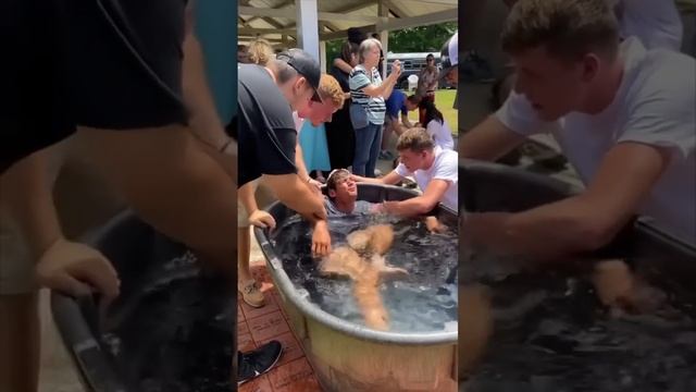 DEMONS ? ? MANIFEST during water baptism!! - REACTION #jesus #bible #demons #christianity