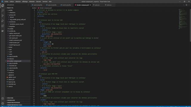 Explication des fichiers de configuration de Docker смотреть онлайн