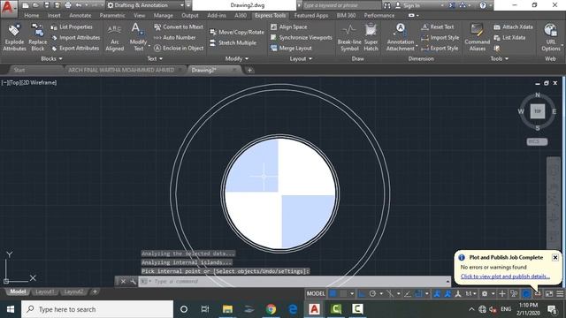 HOW TO MAKE BMW LOGO IN AUTOCAD смотреть онлайн