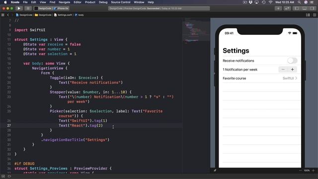 SwiftUI Build a Form from scratch