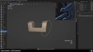 3.11. Опора основания, Forge AAA Weapons in Blender
