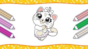 44 Котёнка | Раскрашиваем Пилу!