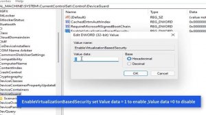 How to enable virtualization based security windows 11.