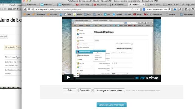 Para cursos online: Plataforma EAD ULTRA - AVA da GlobalEAD смотреть онлайн