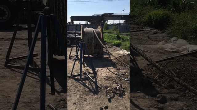 Размотка кабеля АСБ 3х240 смотреть онлайн