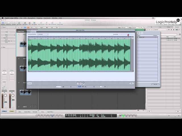 Logic Pro 9. Time и Pitch. Урок 2. Часть 1 [Logic Pro Help]