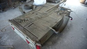 Ремонт легкового прицепа замена рессорной подвески на резино жгутовую ось