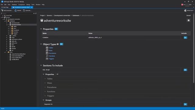 How to Generate MySQL Documentation using dbForge Studio for MySQL?