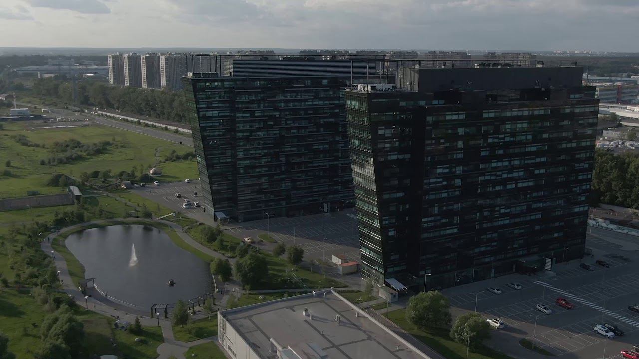 Khimki business park с воздуха смотреть онлайн