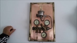 Светильник - Ночник настенный, Steampunk , Fallout , Фаллаут, Стимпанк. Обзор светильников.