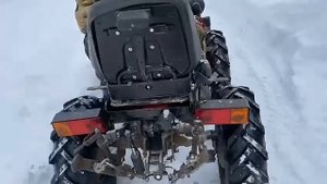 Шины Озка 7.00-12 на минитракторе, видеотчет от Покупателя, MinyTraktor.ru
