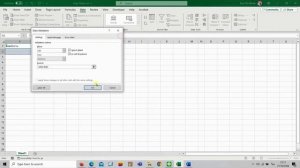 Excel ** Drop Down List **