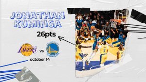 Jonathan Kuminga 26pts vs Lakers preseason 2023/24