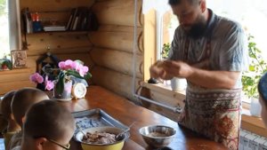 Пельмени   как семейная традиция. Крестьянская еда в деревне. Потеряевка