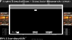 Flight Simulation for the ZX81 from Sinclair Research (1982)