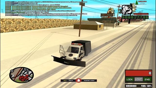НОВАЯ ПРИБЫЛЬНАЯ РАБОТА СНЕГОУБОРЩИКА на Arizona RP GTA SAMP смотреть онлайн