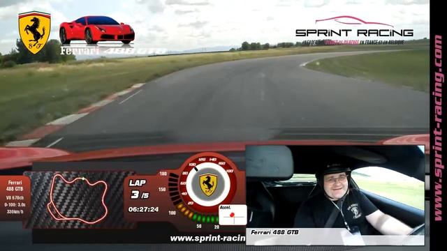 Circuit de Ladoux (Puy de Dôme) à bord d'une @Ferrari 488 GTB смотреть онлайн