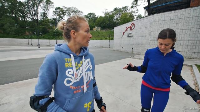 Купить ролики. Урок 5 - Разворот на роликах