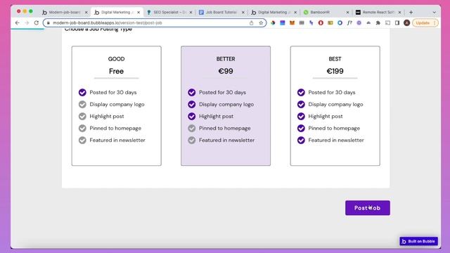 Build a Beautiful Job Board with NoCode (Bubble.io) - Full Tutorial смотреть онлайн
