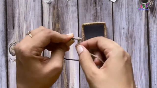 Корзина из переработанного джута. Декор для стола. Идеи поделок из джута. @createamiracle смотреть онлайн