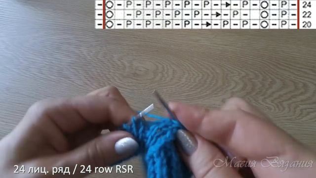 Узор из пышной резинки к модели из немецкого журнала.mp4 смотреть онлайн