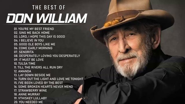 Don Williams - Best Of Songs Don Williams | Don Williams Greatest Hits